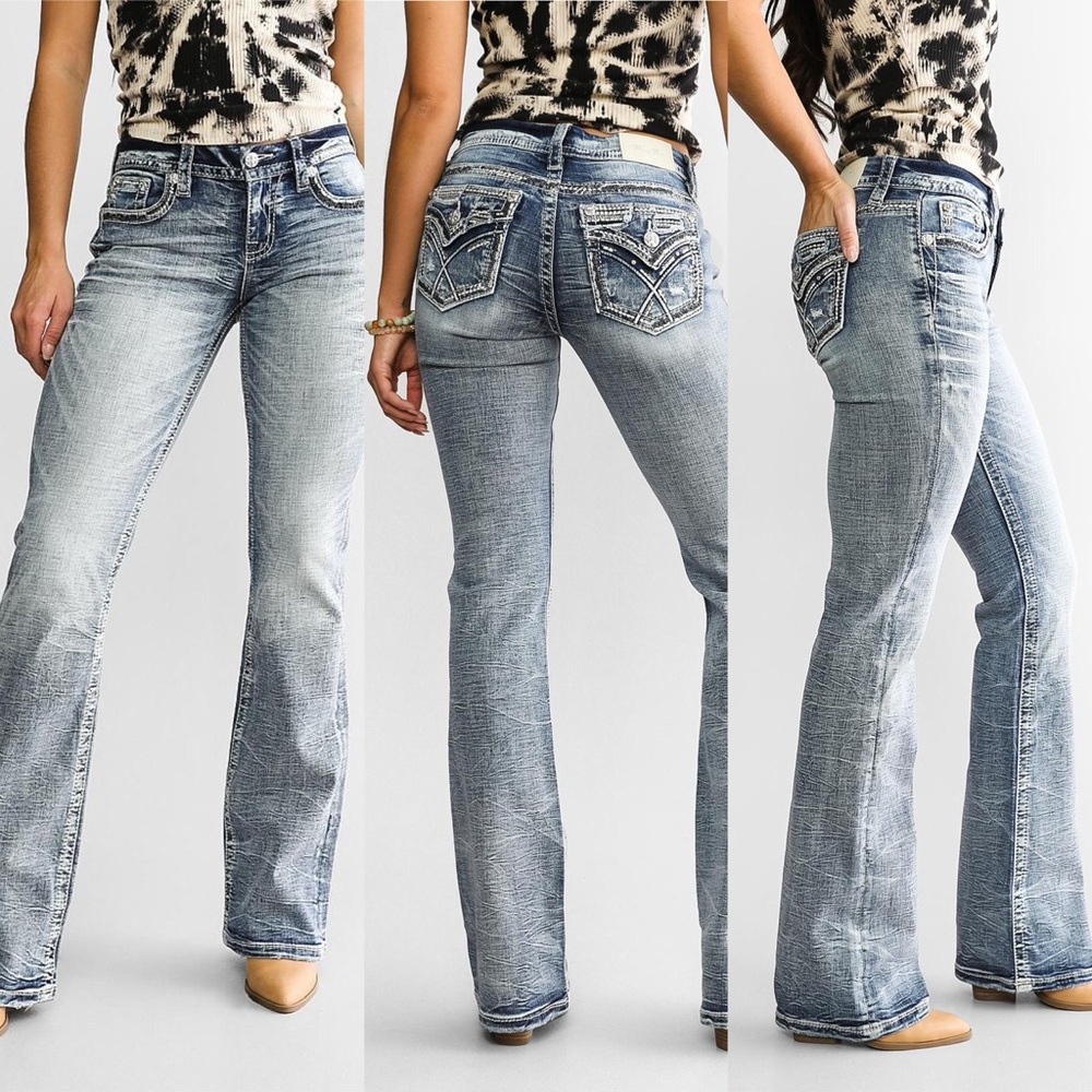 New Exclusive Low Rise Boot Stretch Jean
MISS ME size 28/30